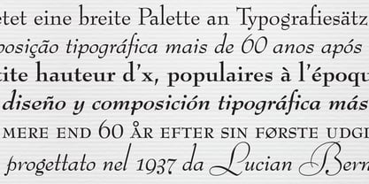 Bernhard Modern Font Poster 5